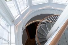 Looking down toward 4th floor from rooftop veranda