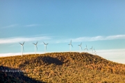 Wind turbines along Allegheny Front