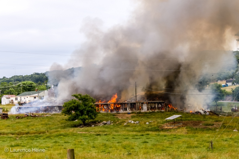 Storage Building Fire 1