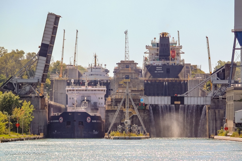 Welland Canal Locks 4, 5, 6 - 1