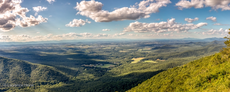 Ravens Roost Overlook Panorama