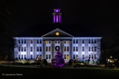 Wilson Hall on Christmas Eve