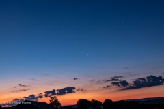Sunrise with Crescent Moon and Venus