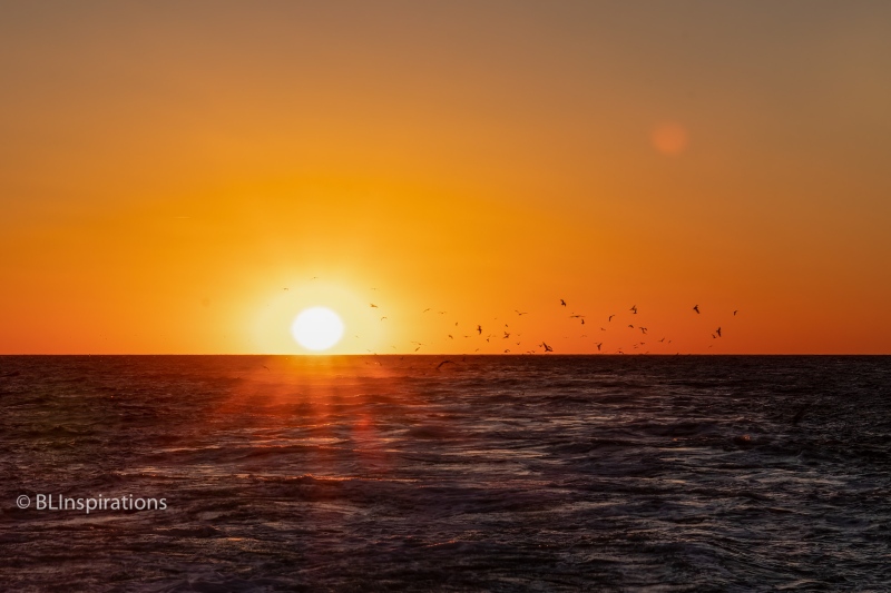 Sunset over Pamlico Sound