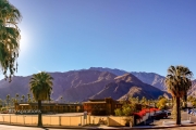 San Jacinto Mountains from N. Palm Canyon Drive
