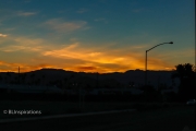 Sunset from Indio, CA