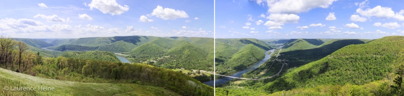 Hyner View State Park Panorama, merged