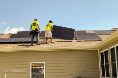 Installng Panels on Roof