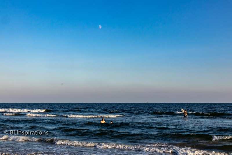 Moon over Sunset Beach