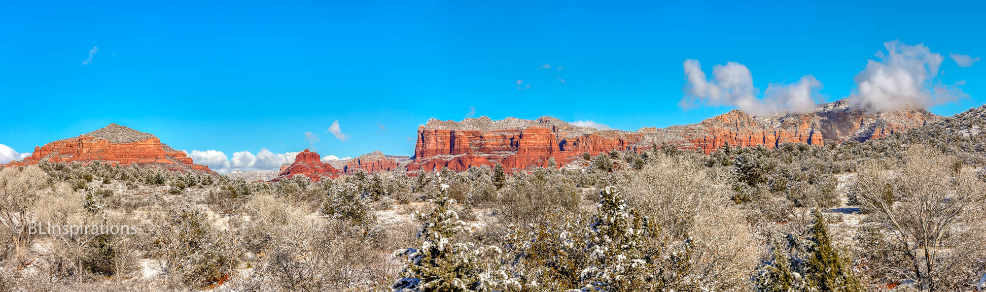 Courthouse Butte and Bell Rock Panorama 2