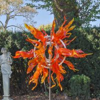 Gardens of Glass: Fireball Sculpture